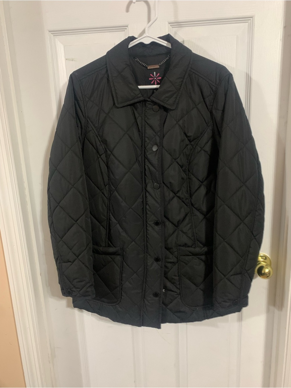 Isaac Mizrahi Men's Black Quilted Lightweight Jacket